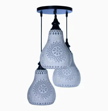 Mosaic Handmade Pendant Ceiling Hanging Light E27 - 3 lamps