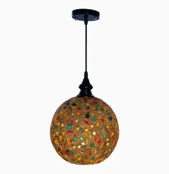 Mosaic Handmade Pendant Ceiling Hanging Light E27 - Ball Shape