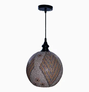 Mosaic Handmade Pendant Ceiling Hanging Light E27 - Ball Shape