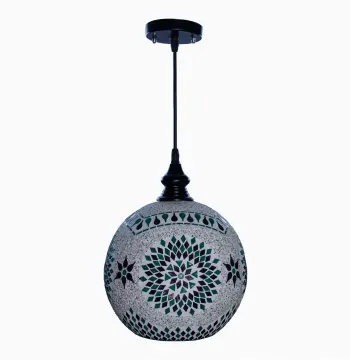 Mosaic Handmade Pendant Ceiling Hanging Light E27 - Ball Shape