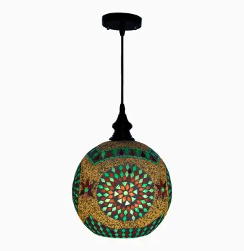 Mosaic Handmade Pendant Ceiling Hanging Light E27 - Ball Shape