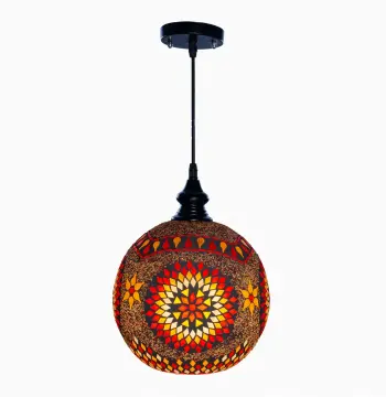 Mosaic Handmade Pendant Ceiling Hanging Light E27 - Ball Shape