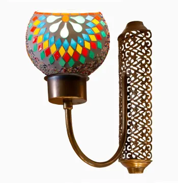 Mosaic Handmade Metal Base Hanging Wall Lamp Light E27