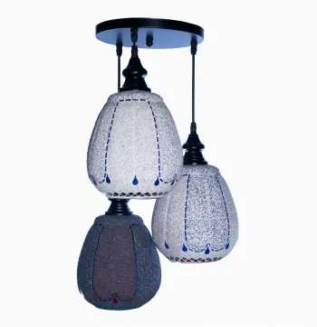 Mosaic Handmade Pendant Ceiling Hanging Light E27 - 3 lamps