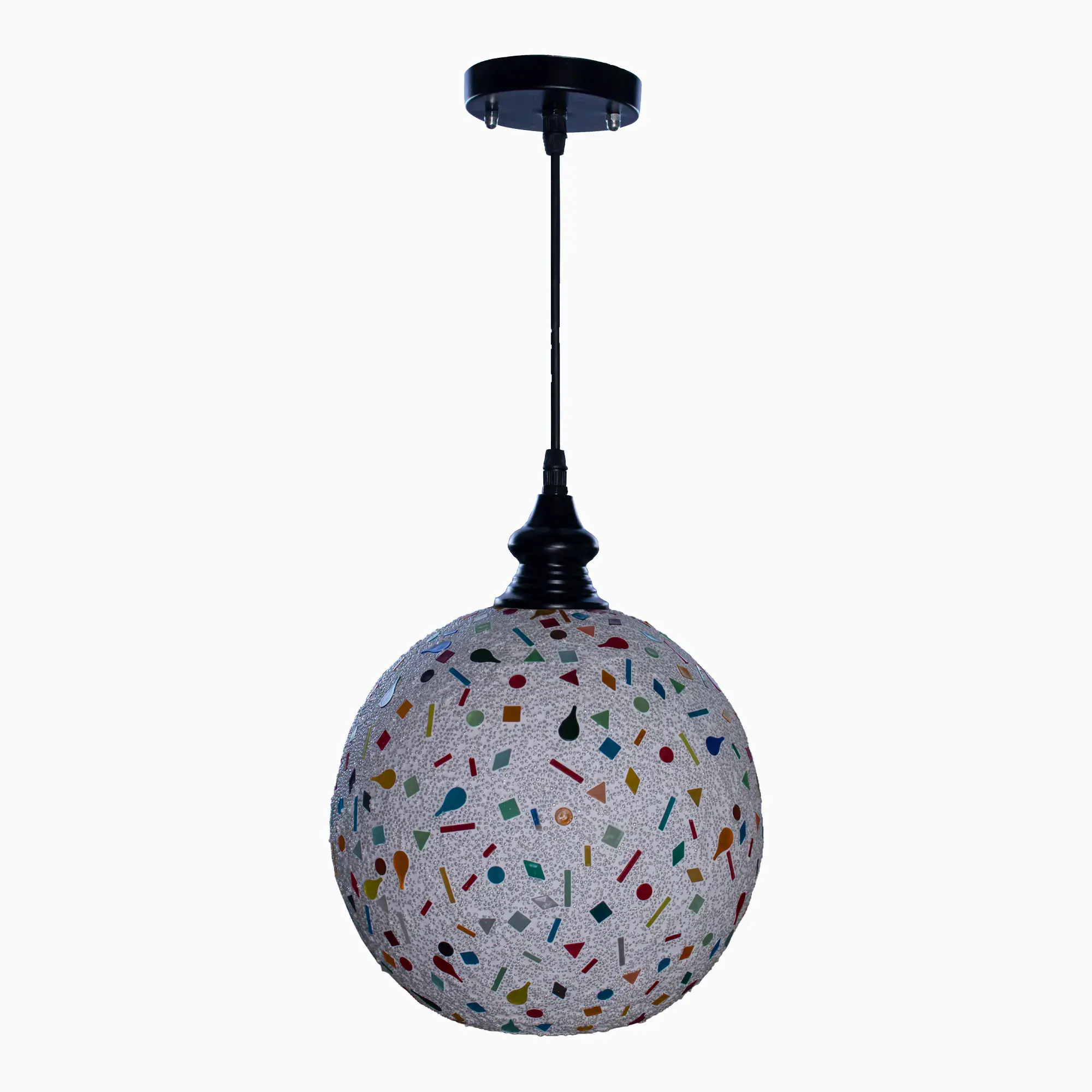 Mosaic Handmade Pendant Ceiling Hanging Light E27 - Ball Shape