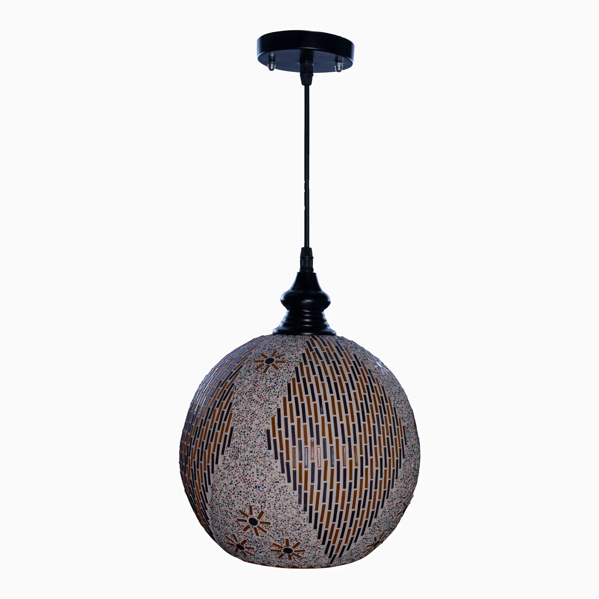 Mosaic Handmade Pendant Ceiling Hanging Light E27 - Ball Shape