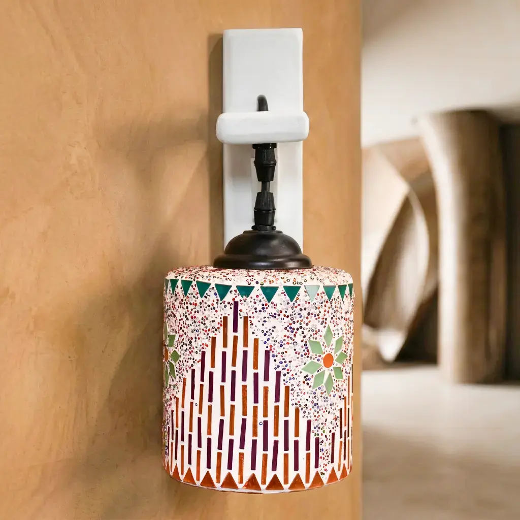 Mosaic Handmade Hanging Wall Lamp Light E27